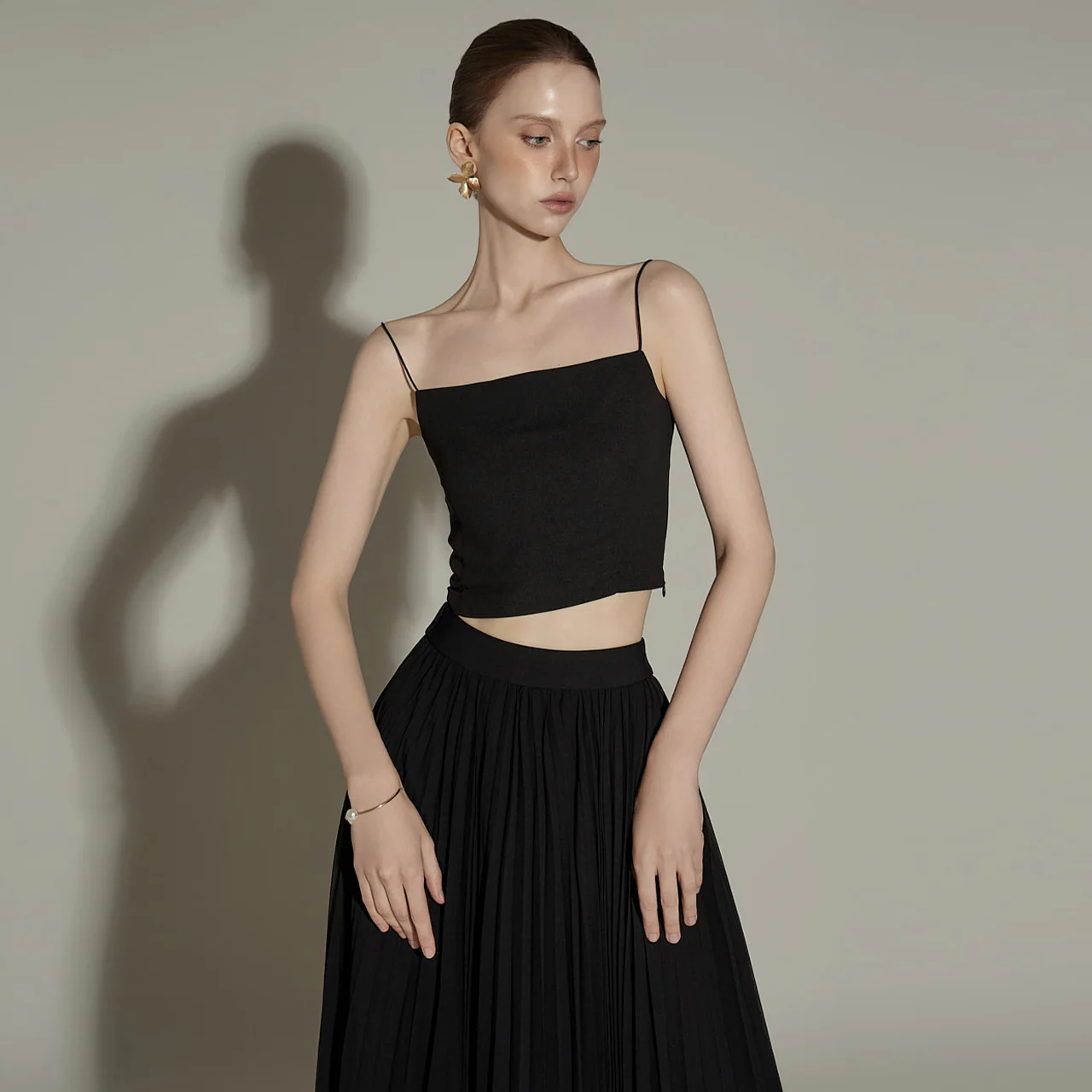 E3986 Smoke Banded Sleeveless Top - Image 2