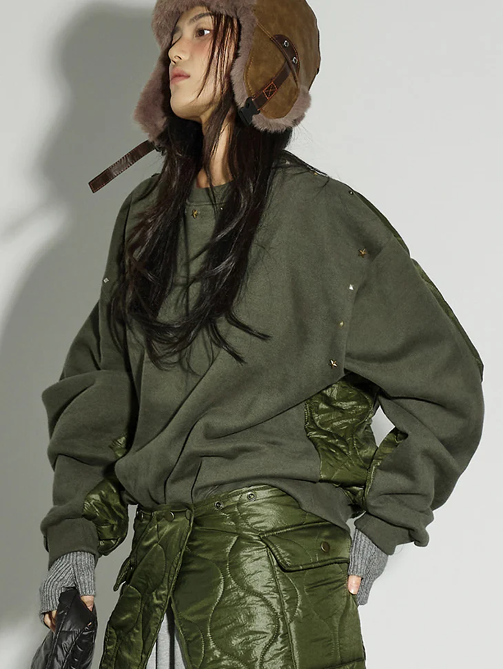E4052 Quilted Fleece Sweatshirts