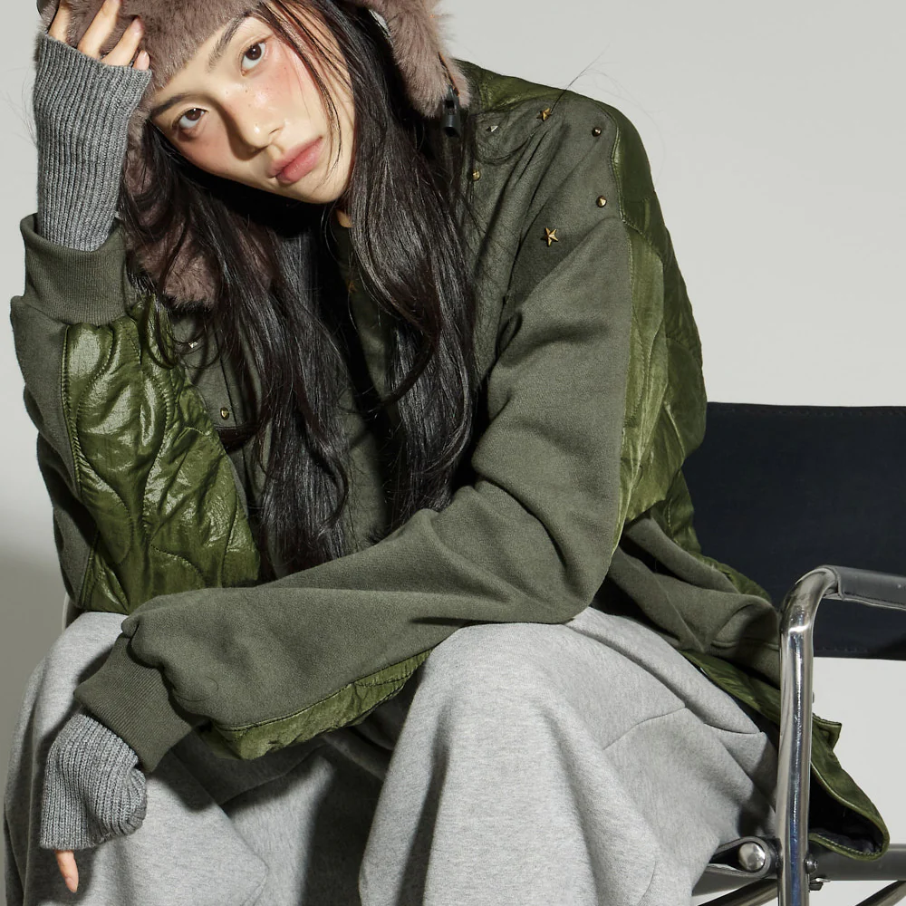 E4052 Quilted Fleece Sweatshirts - Image 2
