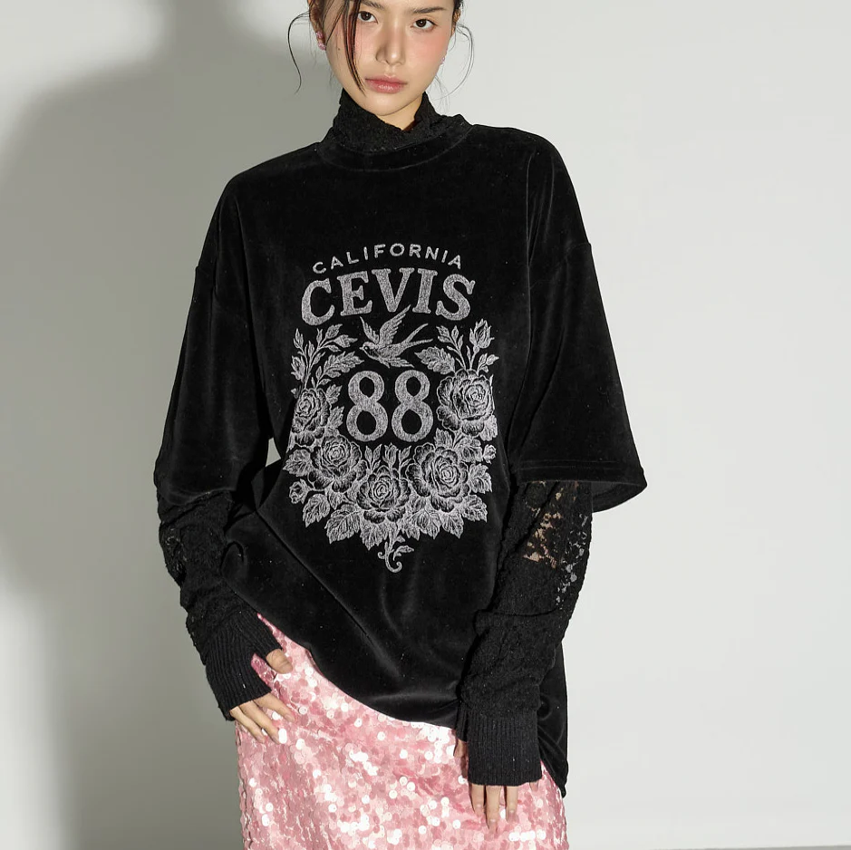 E4068 Layered Print Top - Image 2