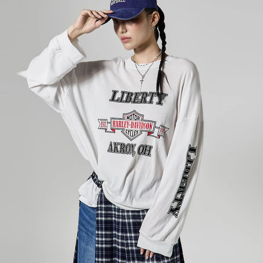 E4125 Lettering Long Top - Image 2