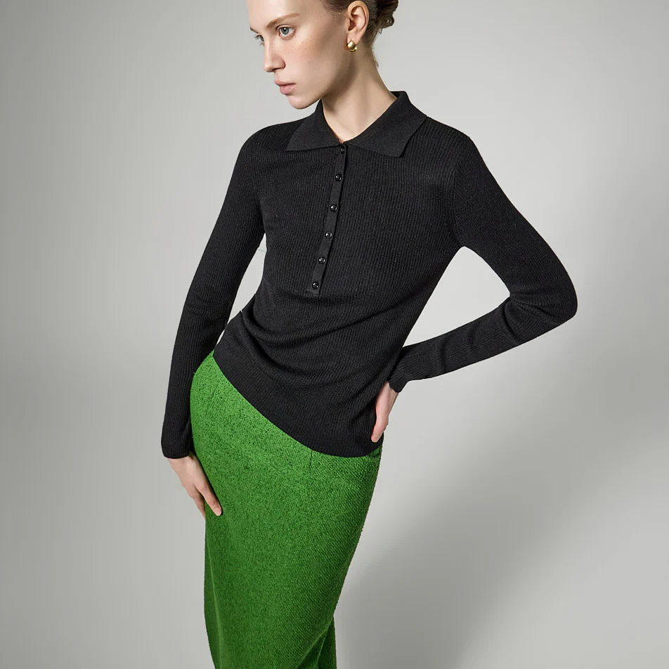 E4131 Collar Knit - Image 2