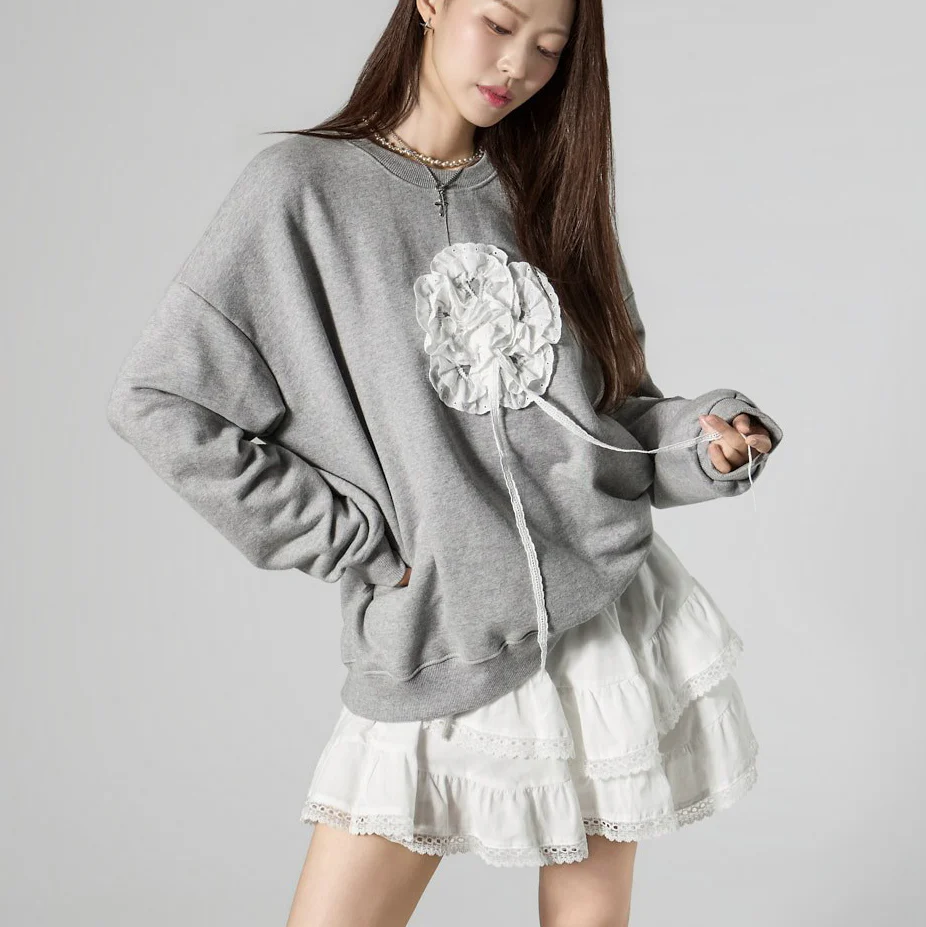 E4137 Flower Sweatshirts - Image 2