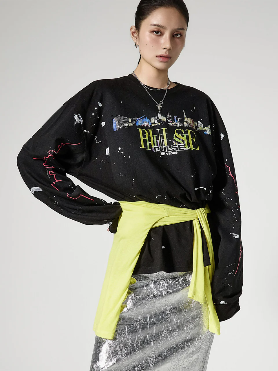 E4150 Hand-Painted Lettering Top