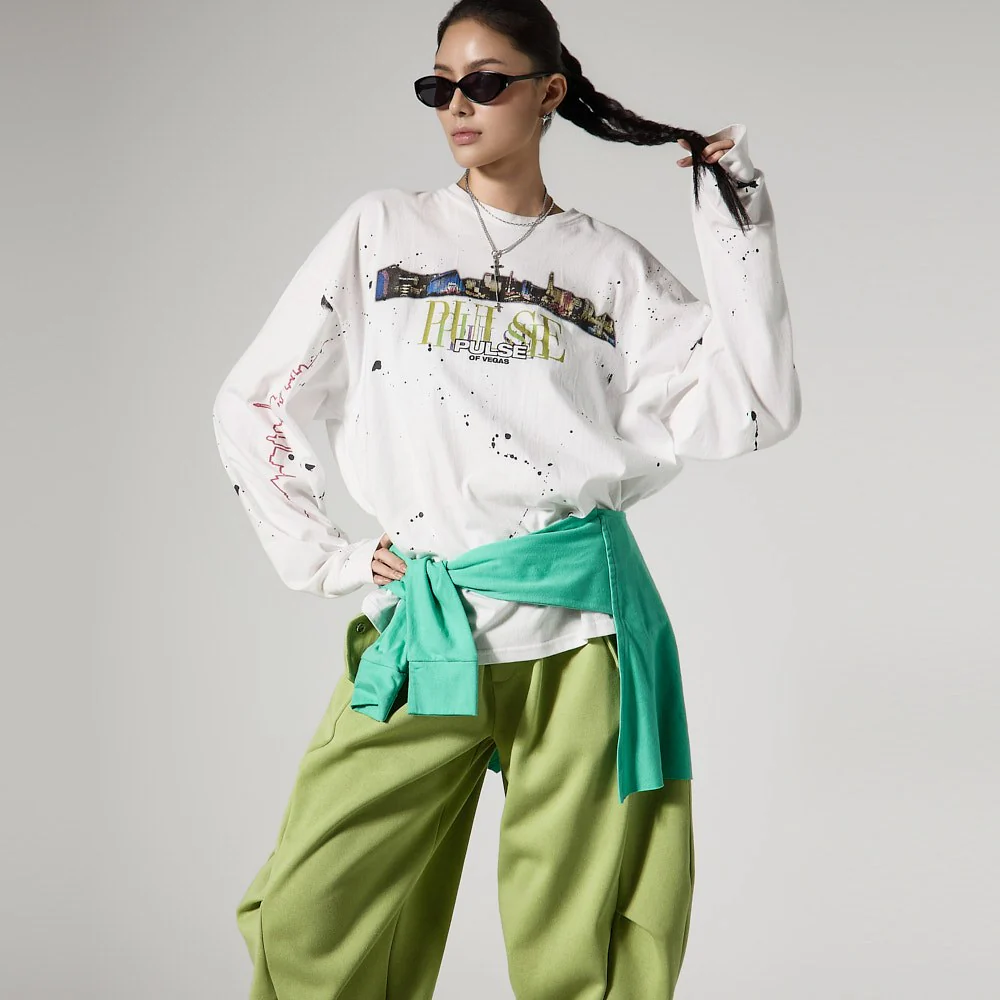E4150 Hand-Painted Lettering Top - Image 2