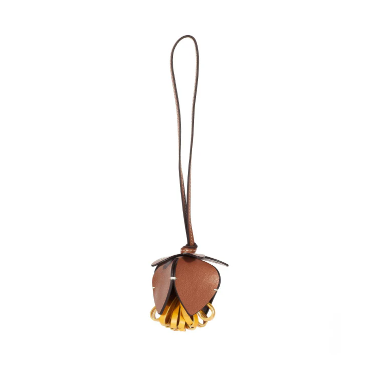 EC-234 Flower Leather Keychains - Image 2