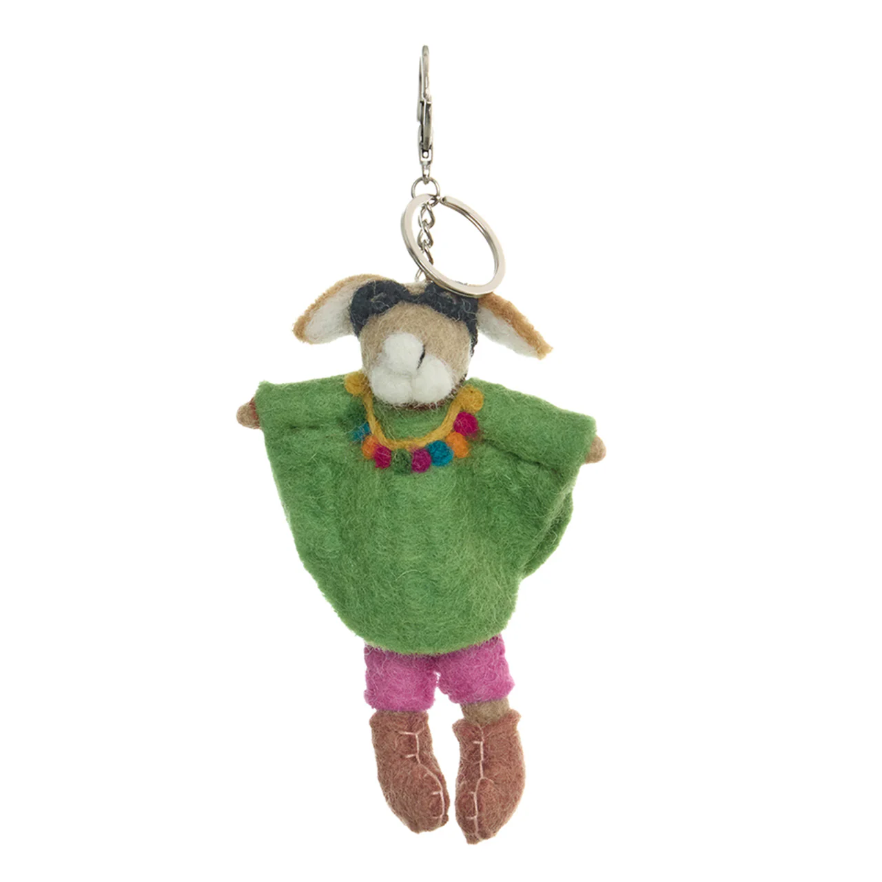 EC-253 Animal Wool Felt Keychain - Image 2