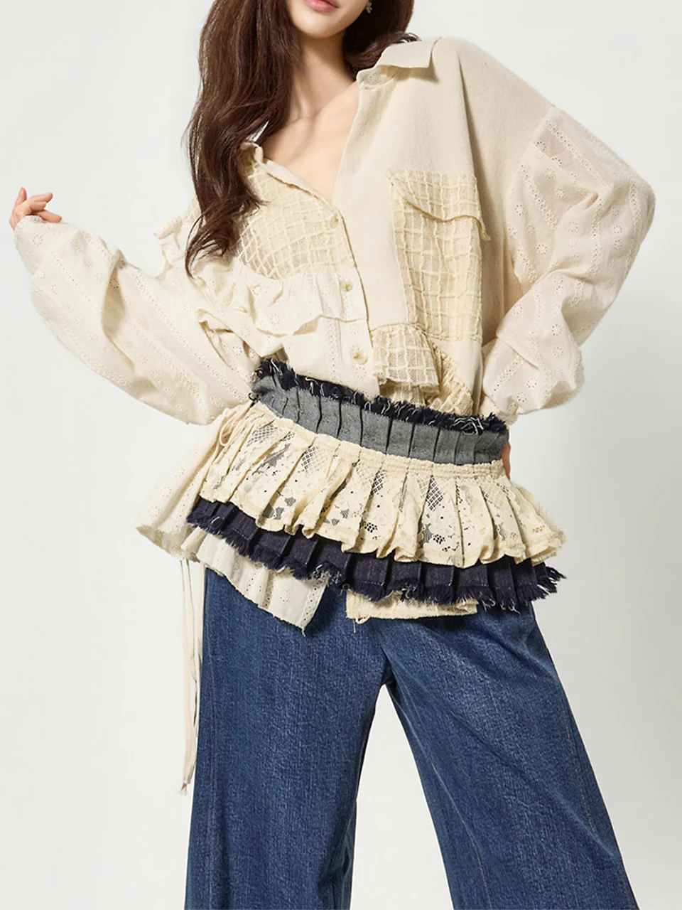EC-279 Denim Lace Cover