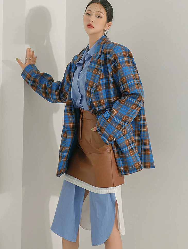 J1587 Check Jacket