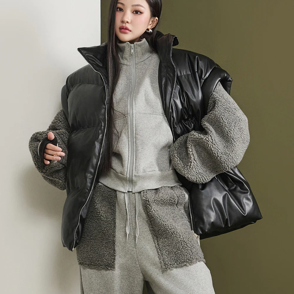 J2099 Leather Padded Vest - Image 2