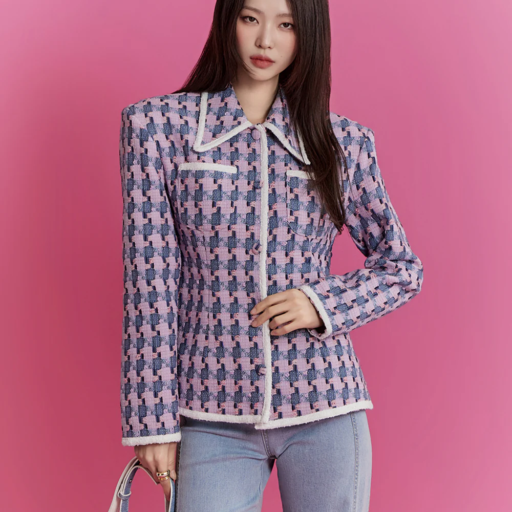 J2142 Denim Tweed Jacket - Image 2