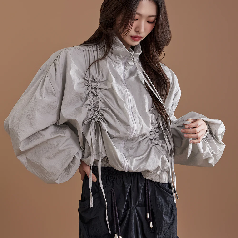 J2272 Shirring Jumper Jacket - Image 2