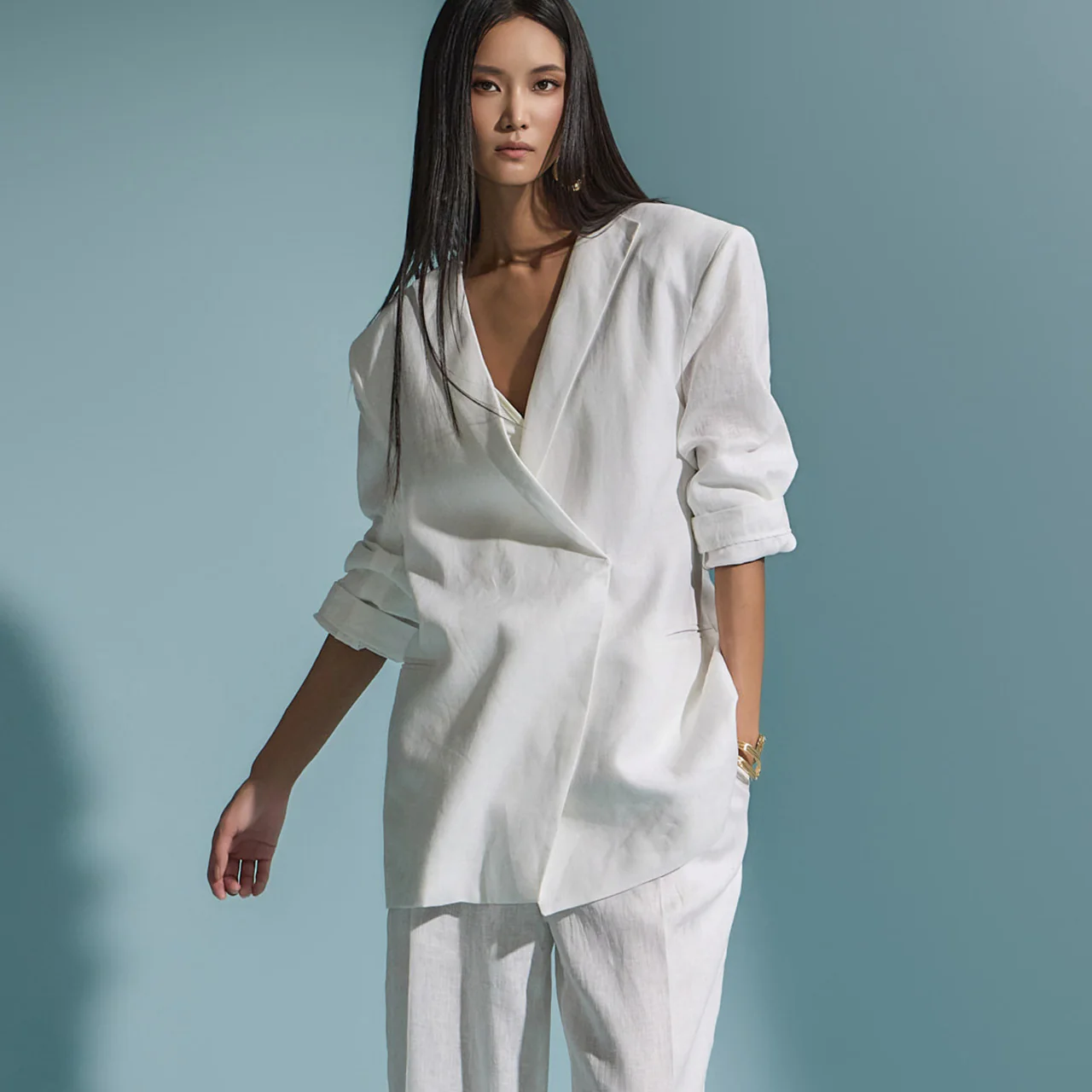 J2337 Linen Jacket - Image 2