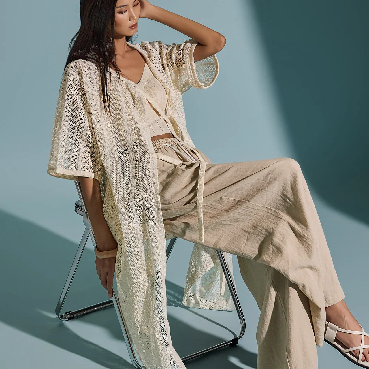J2343 Lace Robe - Image 2
