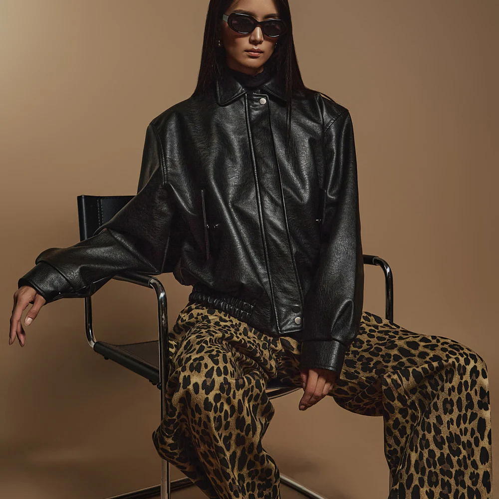 J2385 Vintage Leather Blouson - Image 2