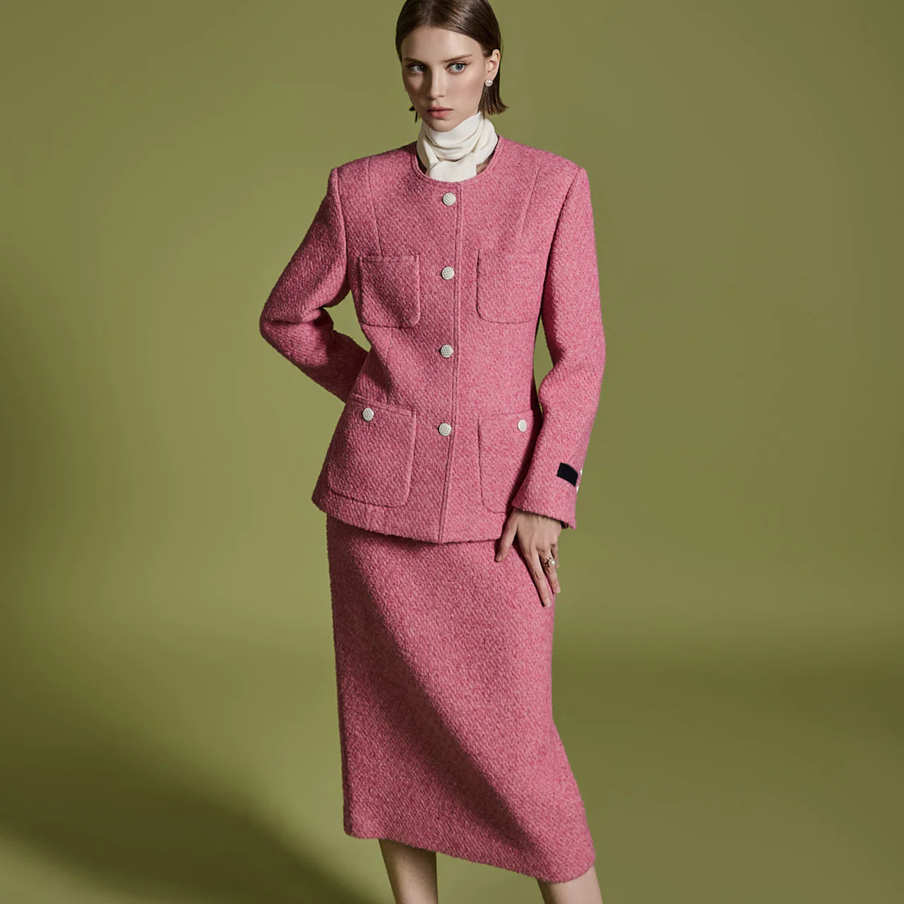 J2424 Tweed Jacket - Image 2