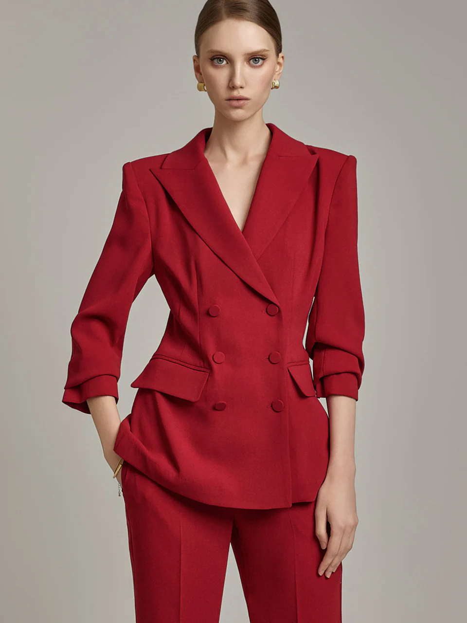 J2436 Double-Button Jacket