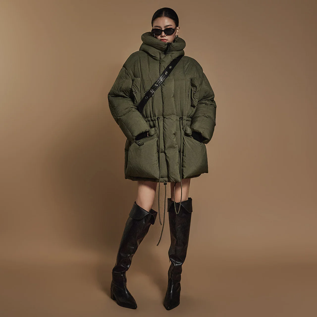 J2437 Embossing Padded Jacket - Image 2