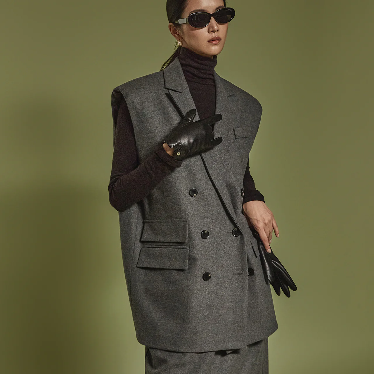 J2447 Double Button Vest - Image 2