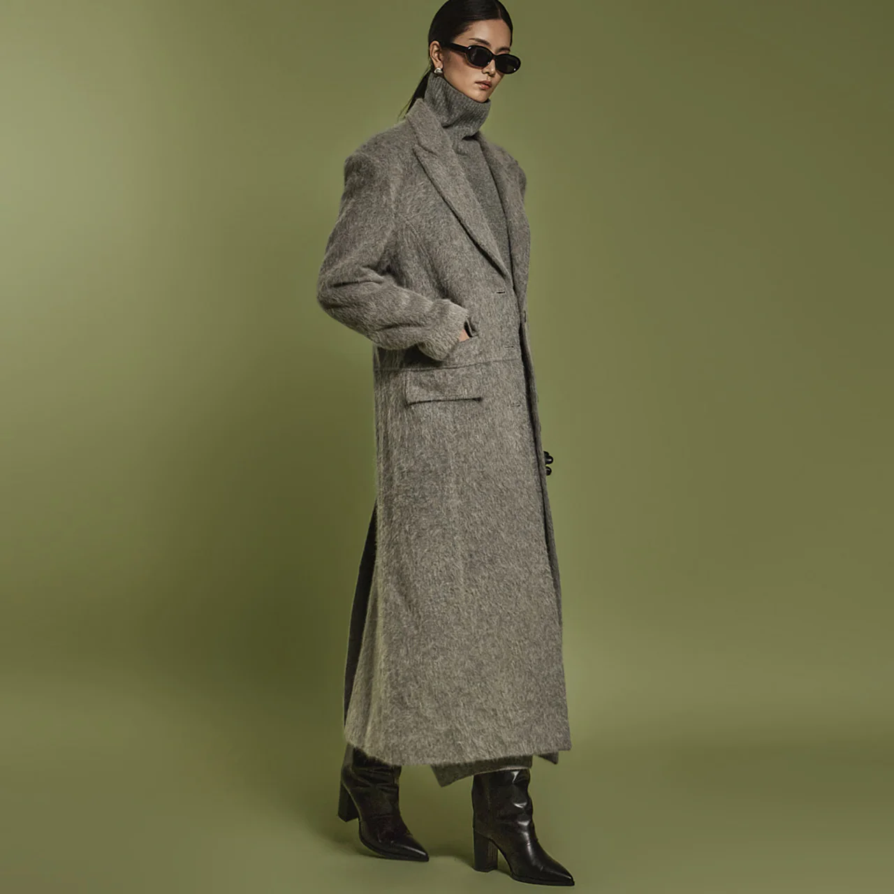 J2449 Wool Coat - Image 2
