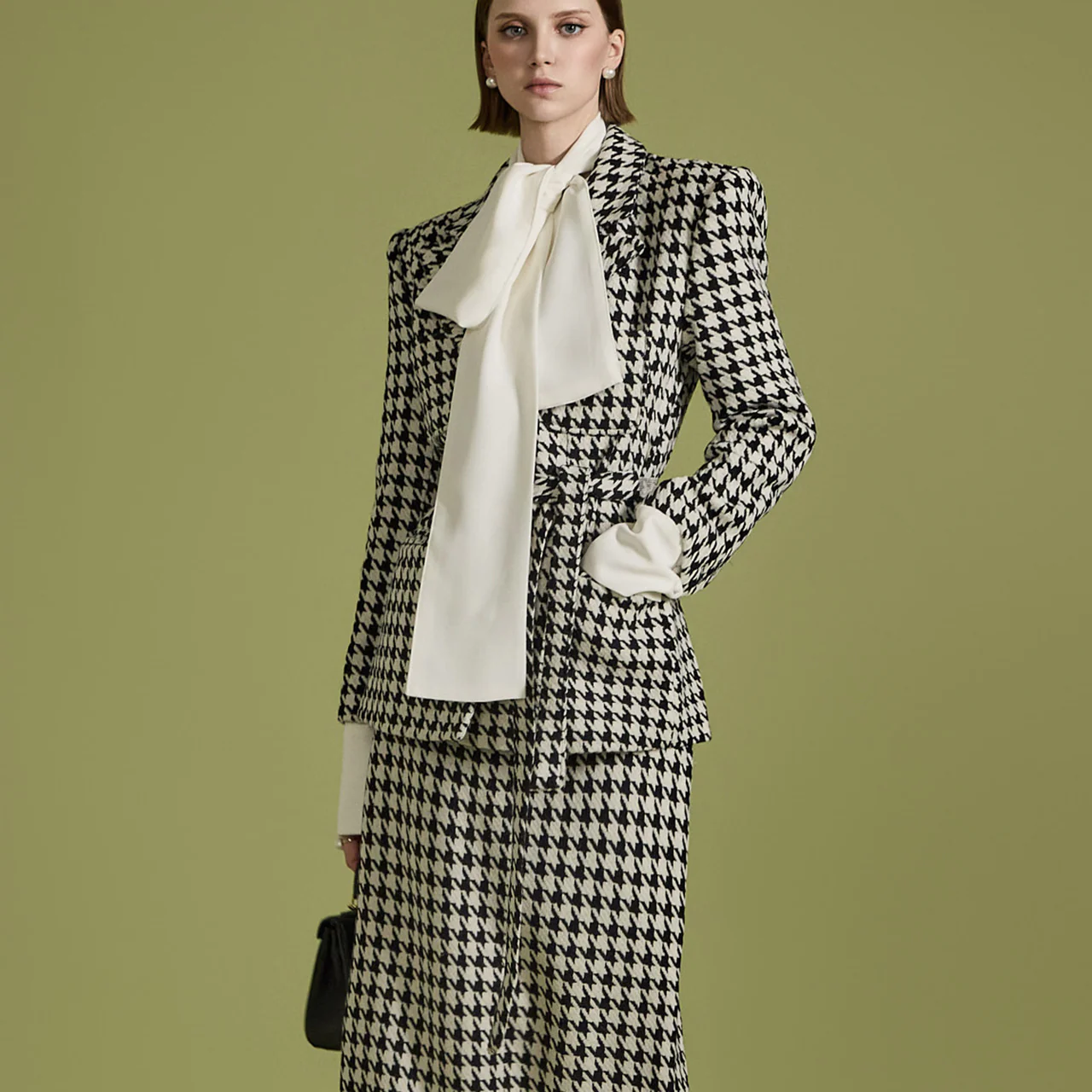J2456 Wool Jacket With Strap - Image 2