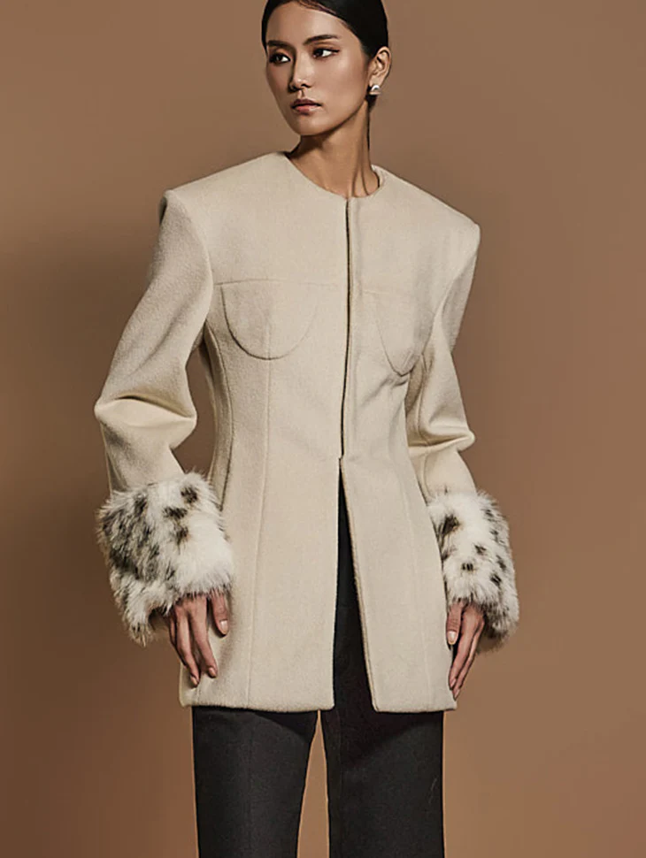 J2460 Sleeve fur Jacket