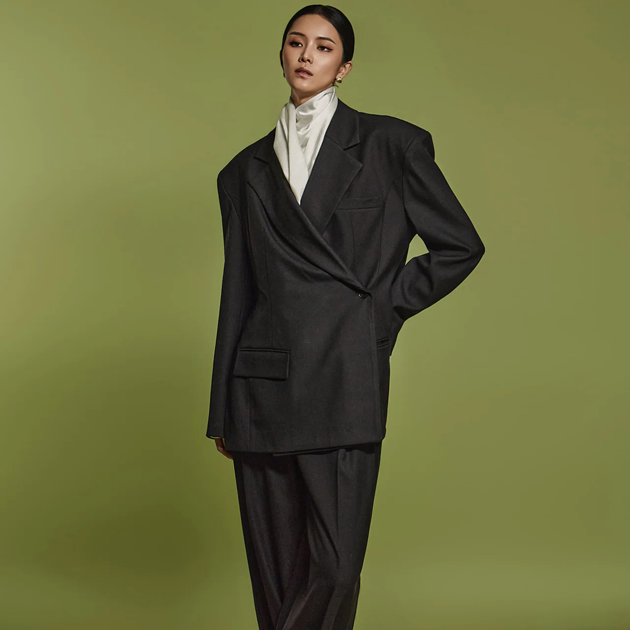 J2493 Side Slit Jacket - Image 2