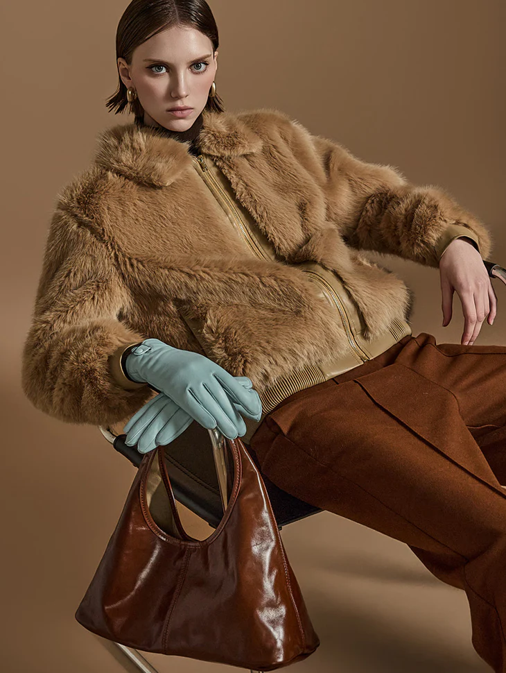 J2520 Fur Zip Jacket
