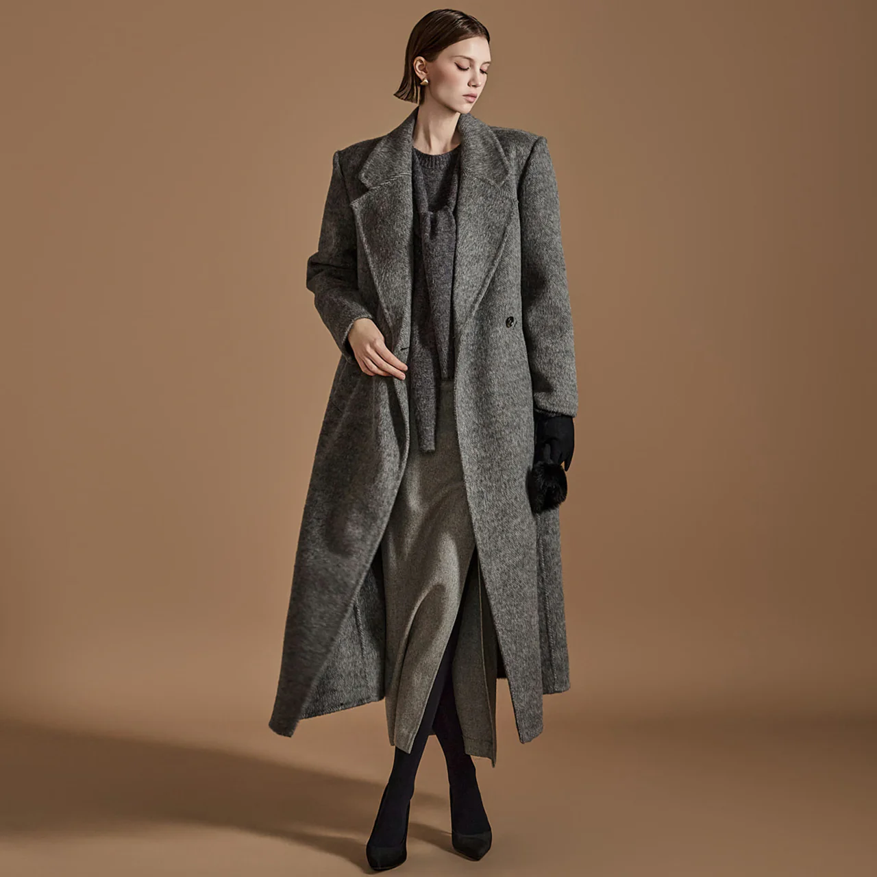 J2522 Handmade Wool Coat - Image 2