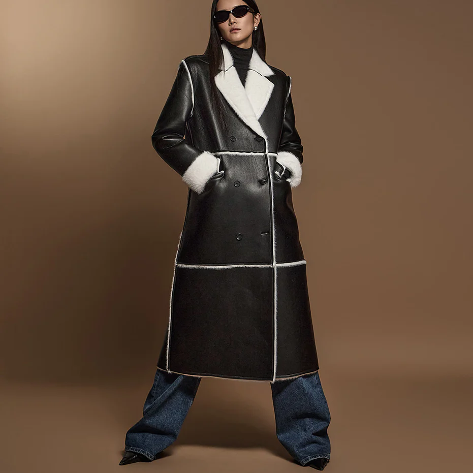 J2543 Shearling Coats - Image 2