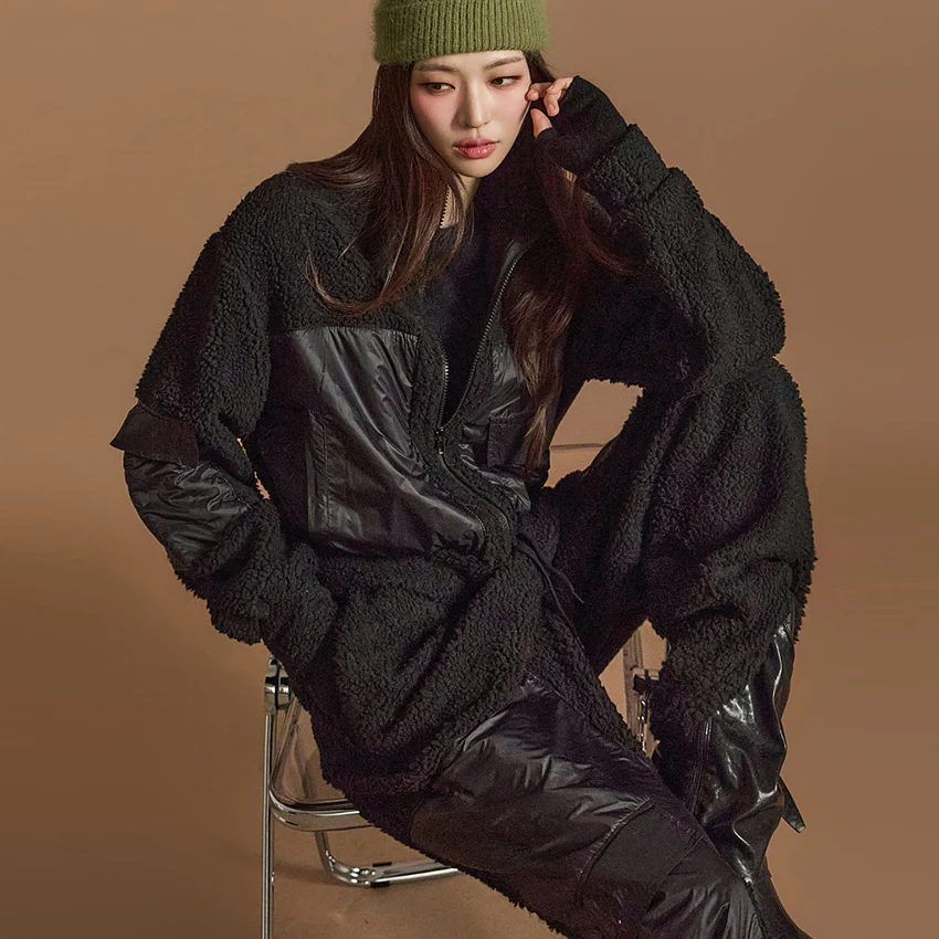 J2562 Bouclé Zip Jacket - Image 2