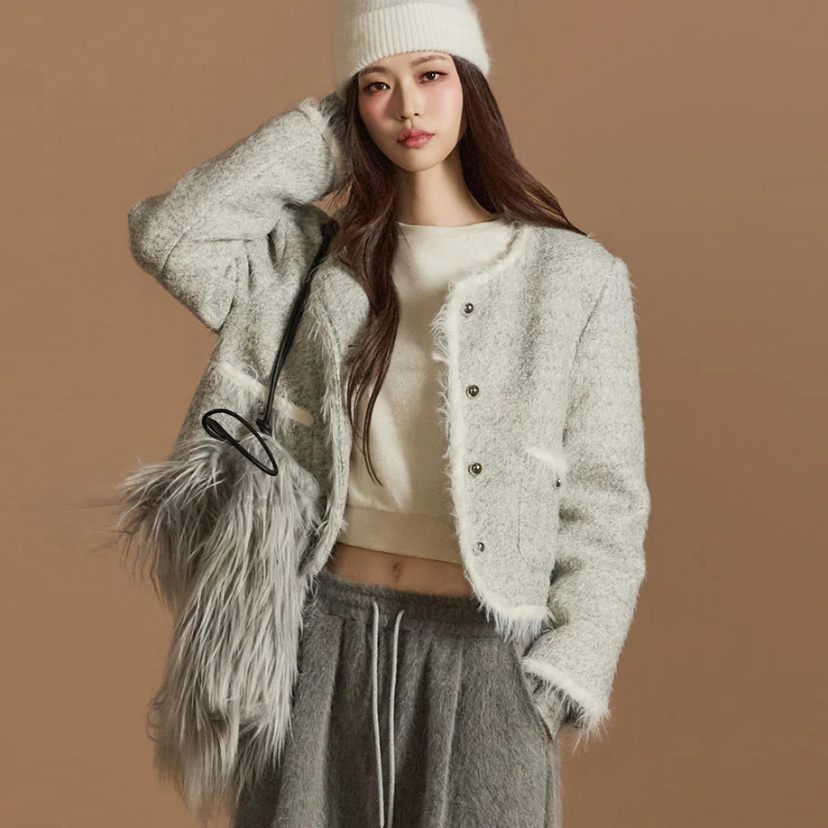 J2567 Tweed Wool Jacket - Image 2