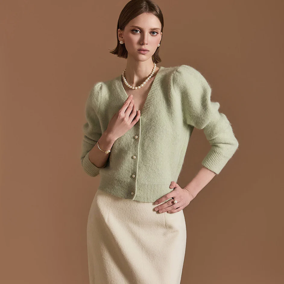 J2591 Wool Cardigan - Image 2