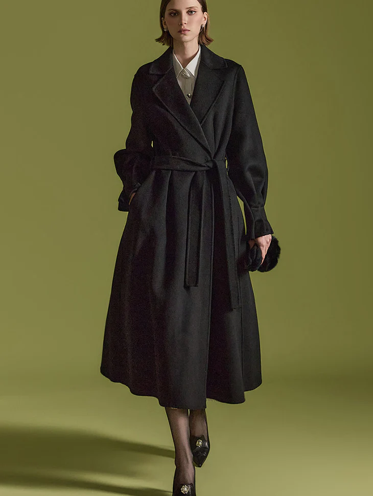 J2593 Cashmere Handmade Coat