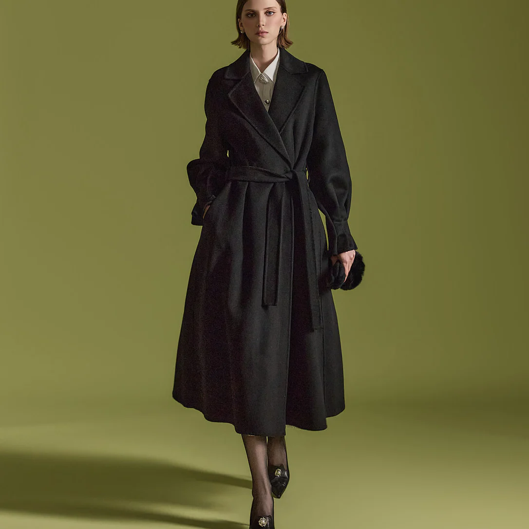 J2593 Cashmere Handmade Coat - Image 2