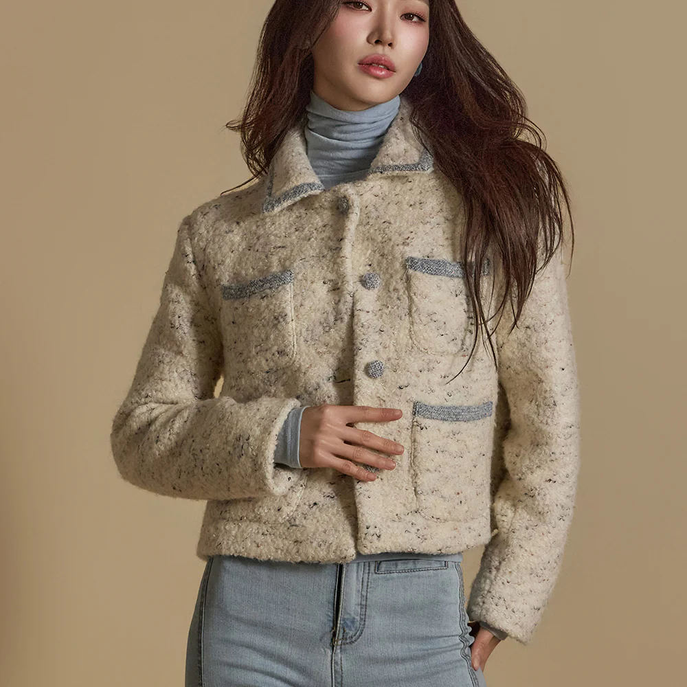 J2601 Bouclé Jacket - Image 2