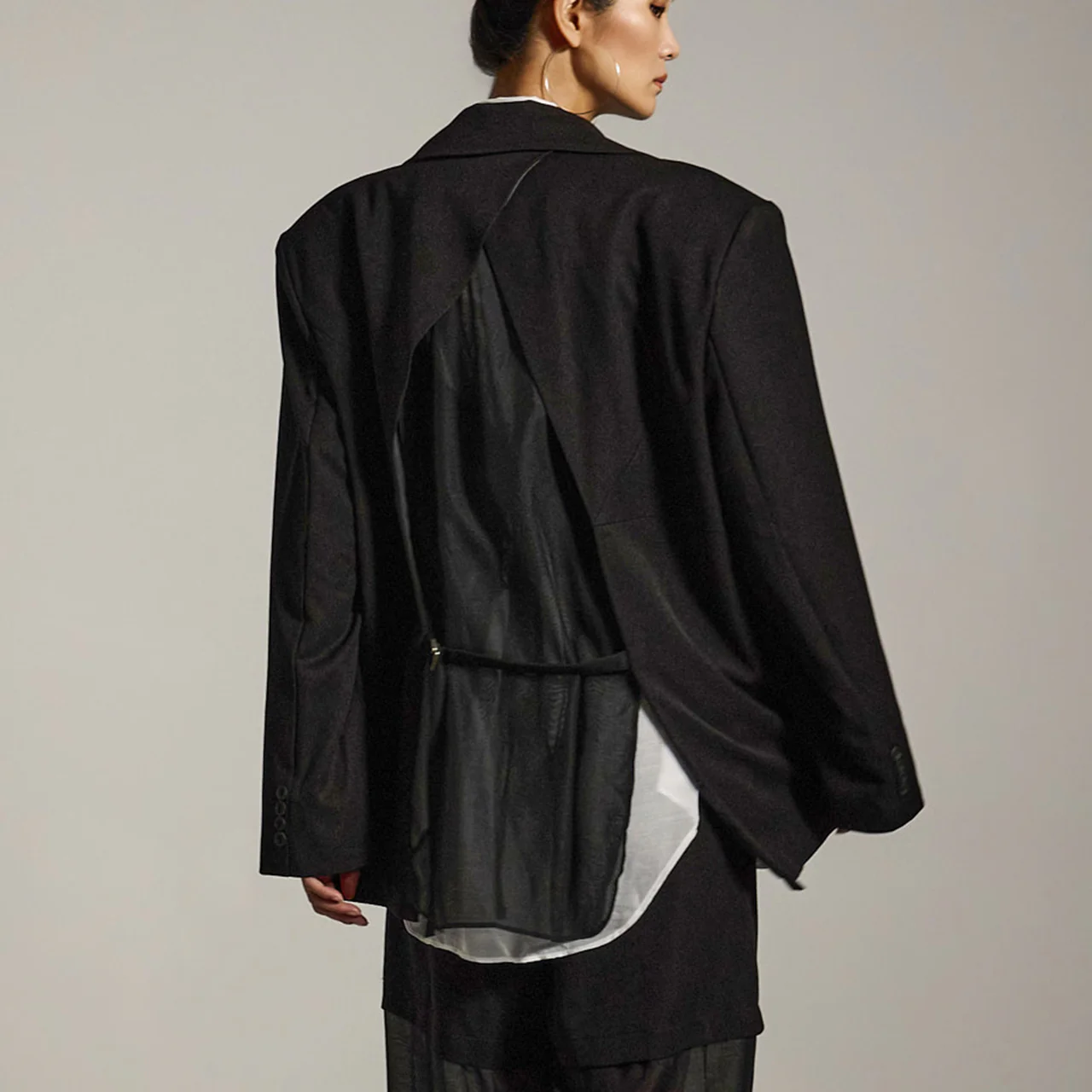 J2647 Back Sheer Jacket - Image 2