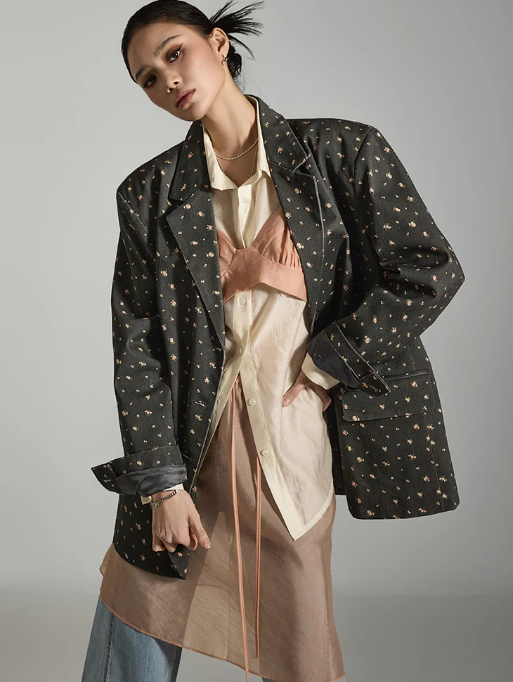 J2659 Flower Pattern Jacket
