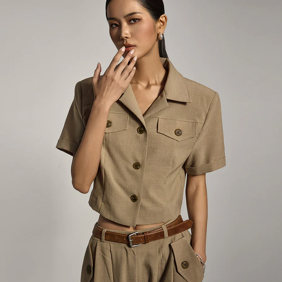 J2756 Cropped Jacket - Image 2