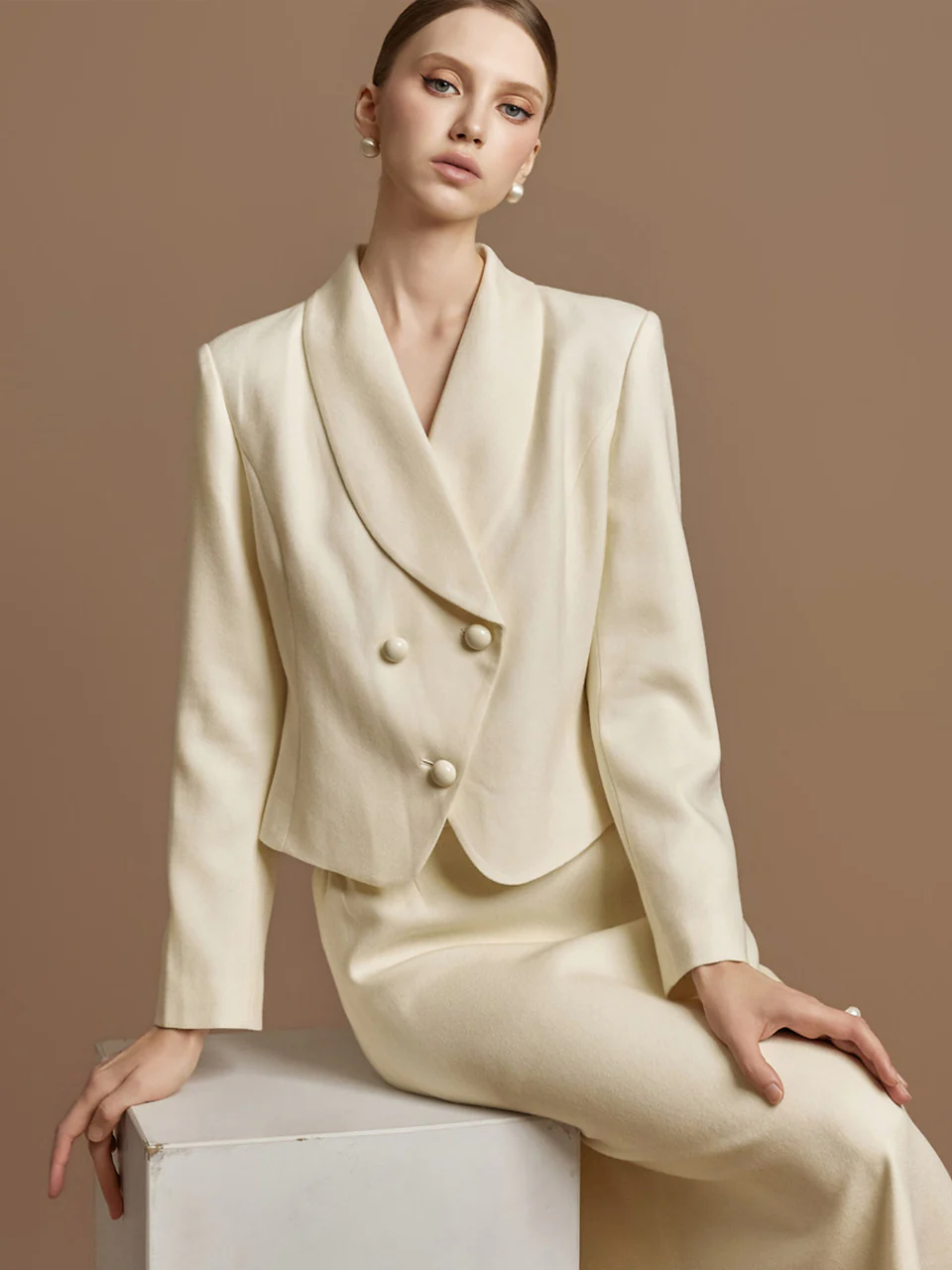 J2829 Collar Wool Jacket