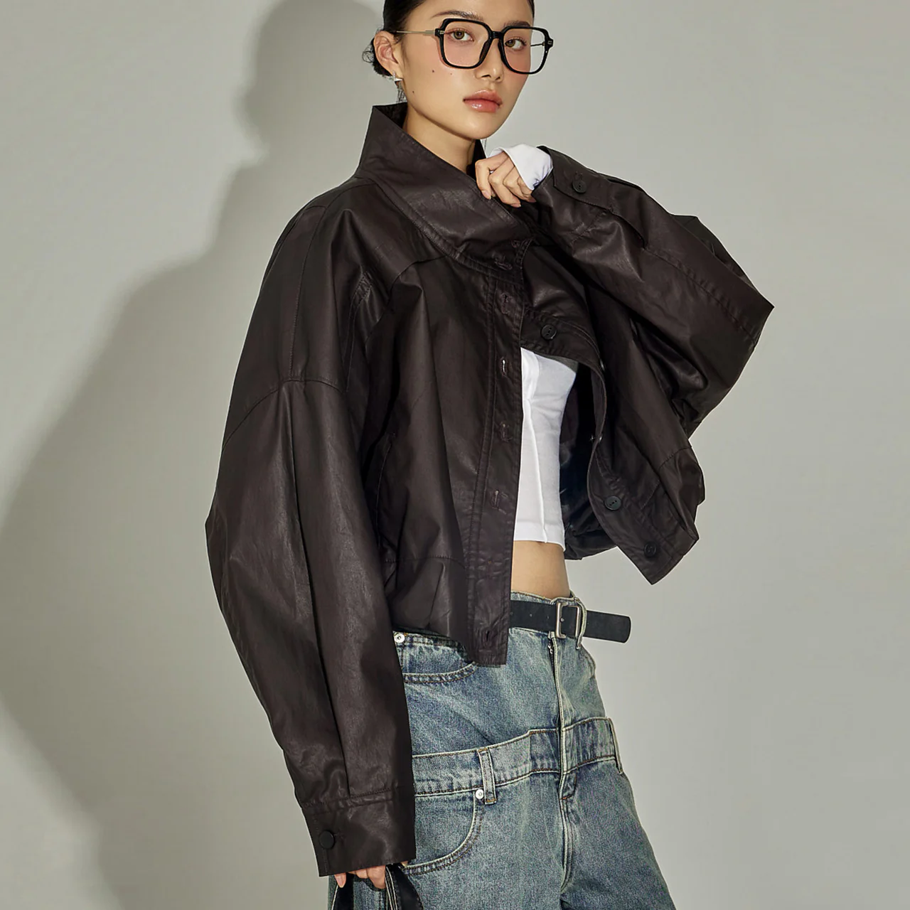 J2842 Leathe Jacket - Image 2
