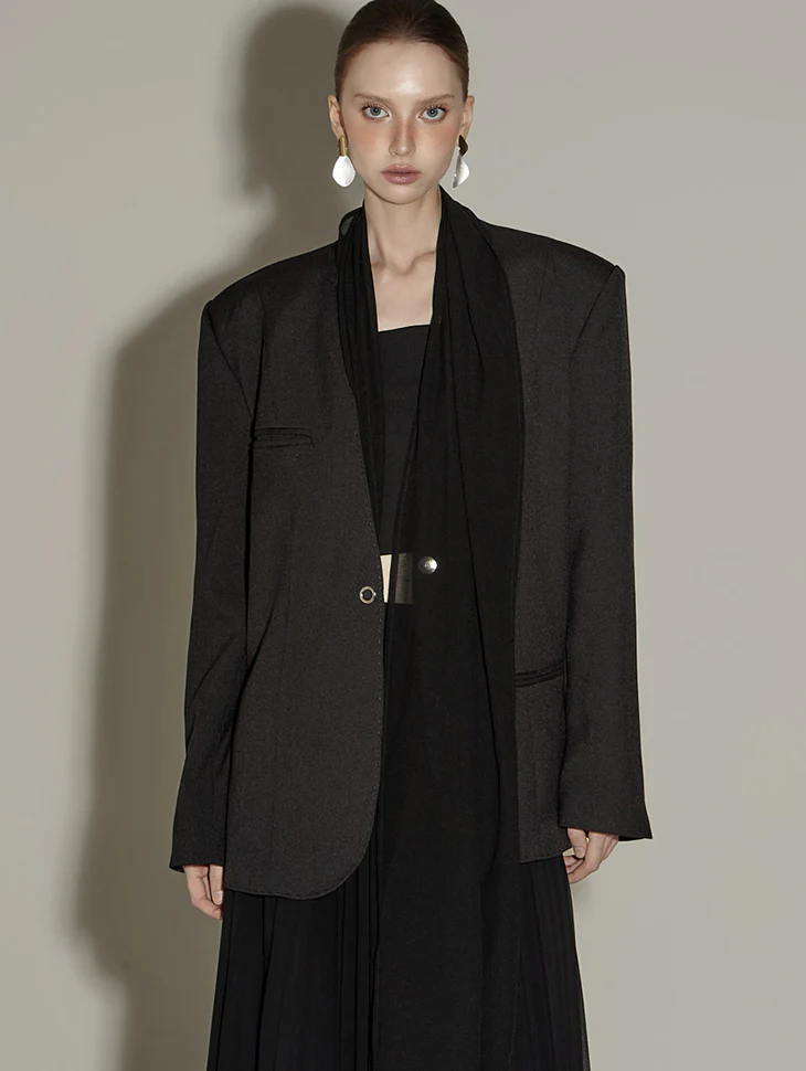 J2882 Jacket with Scarf