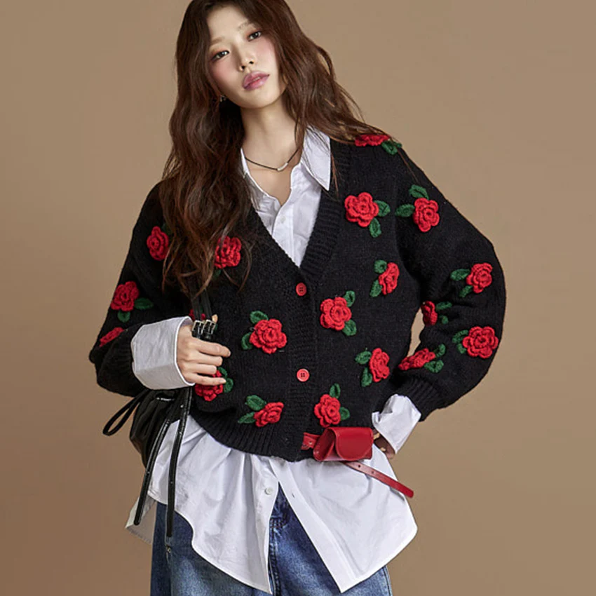 J2903 Flower Cardigan - Image 2
