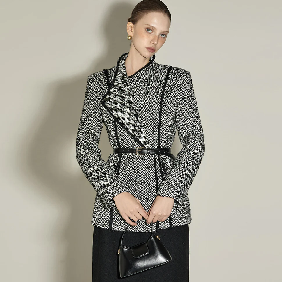 J2908 Herringbone Jacket - Image 2