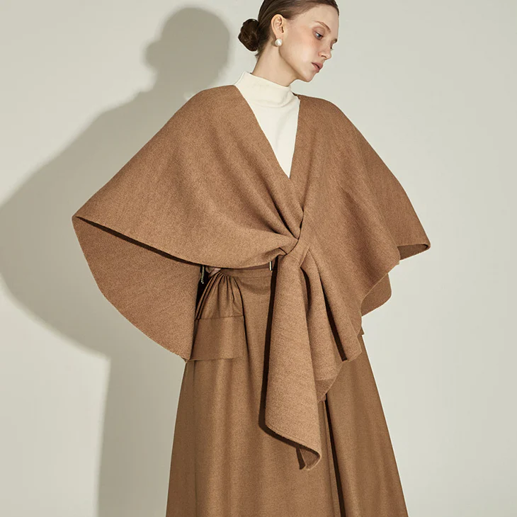 J2957 Knit Cape - Image 2
