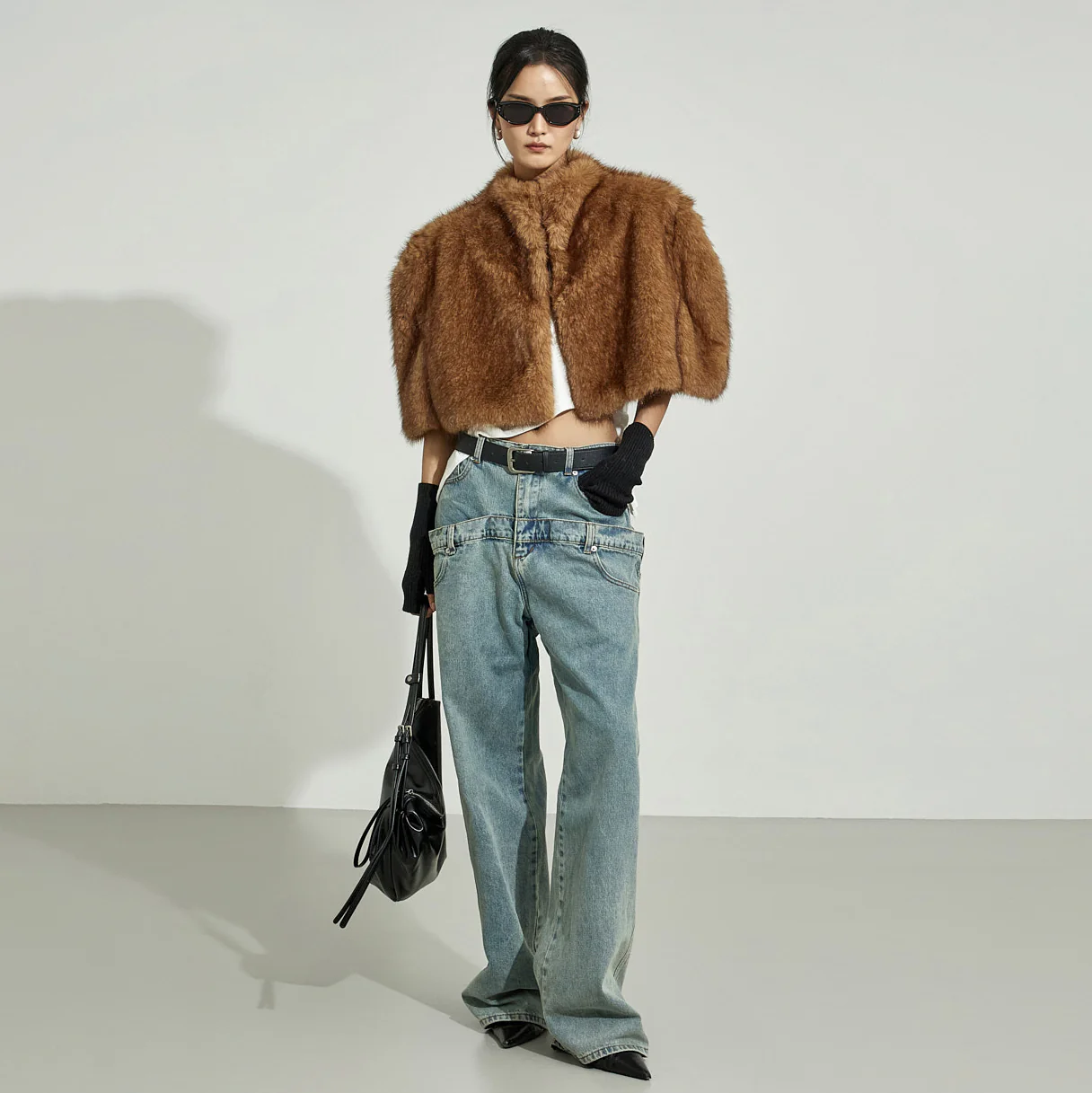 J2984 Fur Cape - Image 2