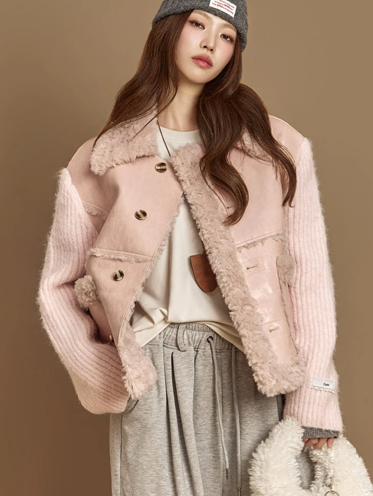 J2998 Two-Tone Wool Jacket