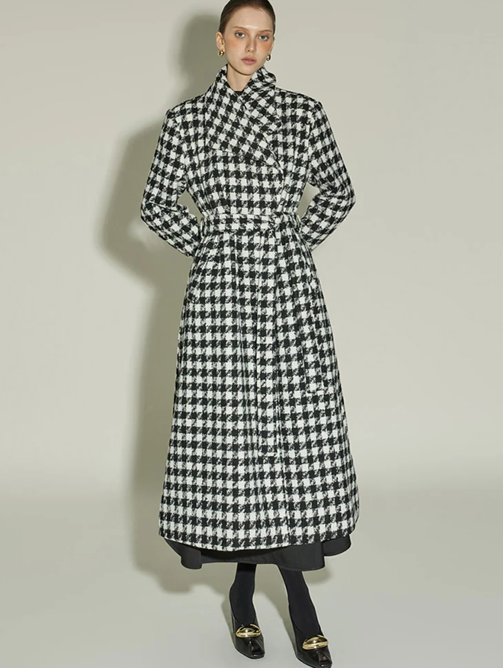 J3004 Coat with Strap