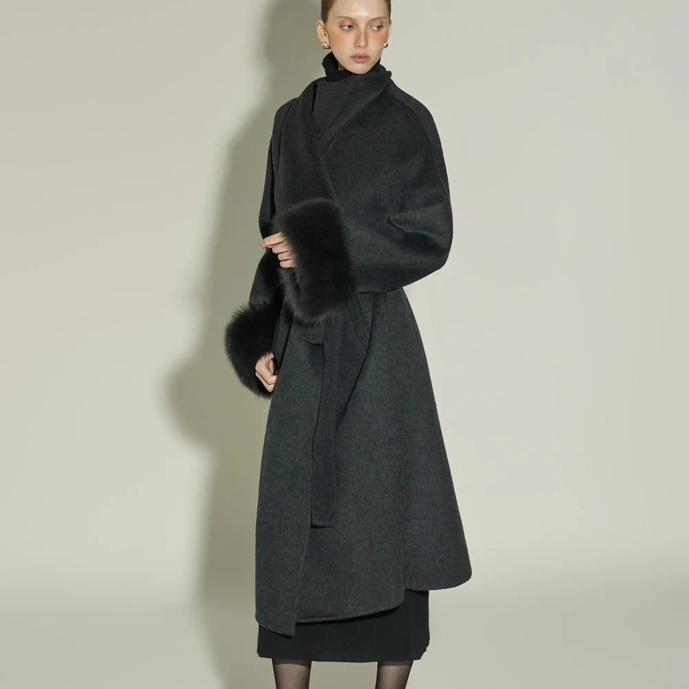 J3007 Wool Handmade Coat - Image 2