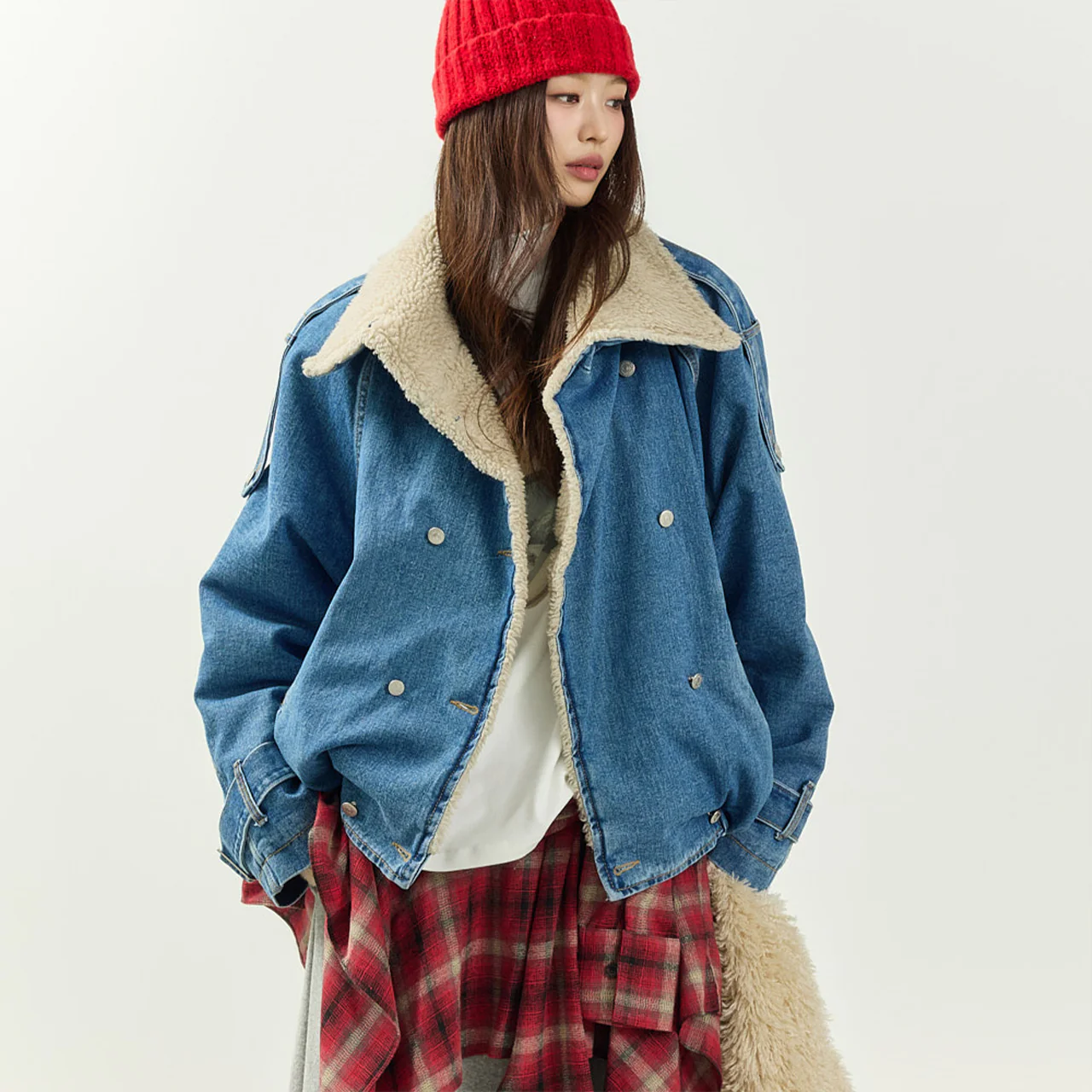 J3025 Boucle Denim Jacket - Image 2